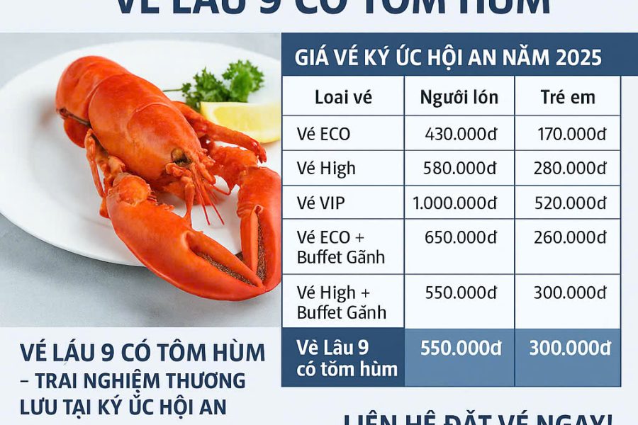 Giá Vé Ký Ức Hội An 2025