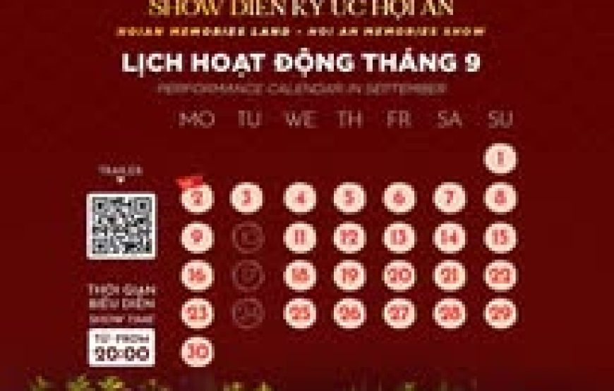 Vé Ký Ức Hội An Có Buffet – Trọn Vẹn Trải Nghiệm Văn Hóa và Ẩm Thực Hội An + Vé ECO [TE32]