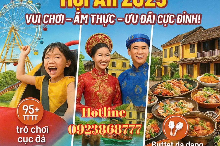 Combo Vé VinWonders Nam Hội An 2025